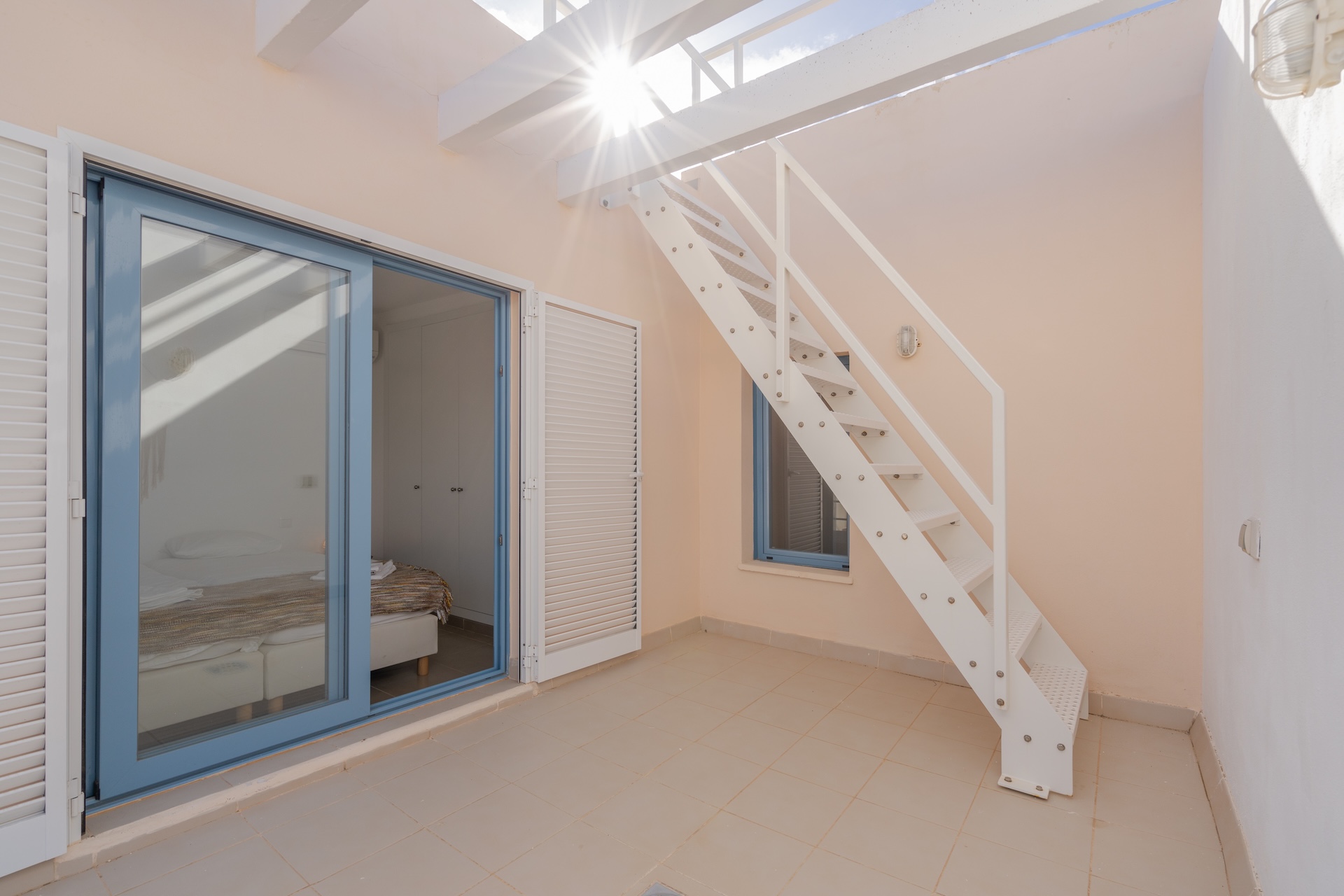 Resa Estates Ibiza sale ted koop Cala Tarida patio townhouse patio rooms.JPG